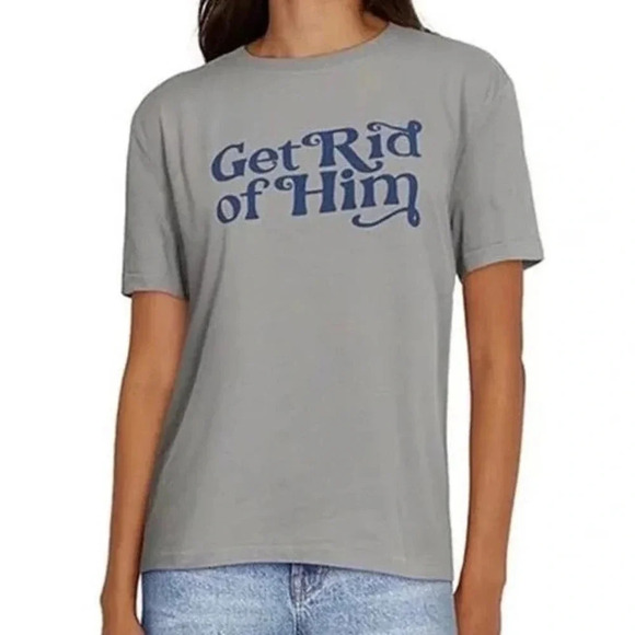 WILDFOX graphic tee oversized Get Rid Of Him Breakup comfy - Picture 1 of 5